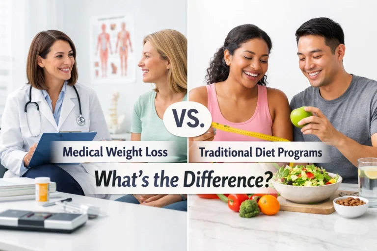 Medical Weight Loss vs. Traditional Diet Programs: What's the Difference?