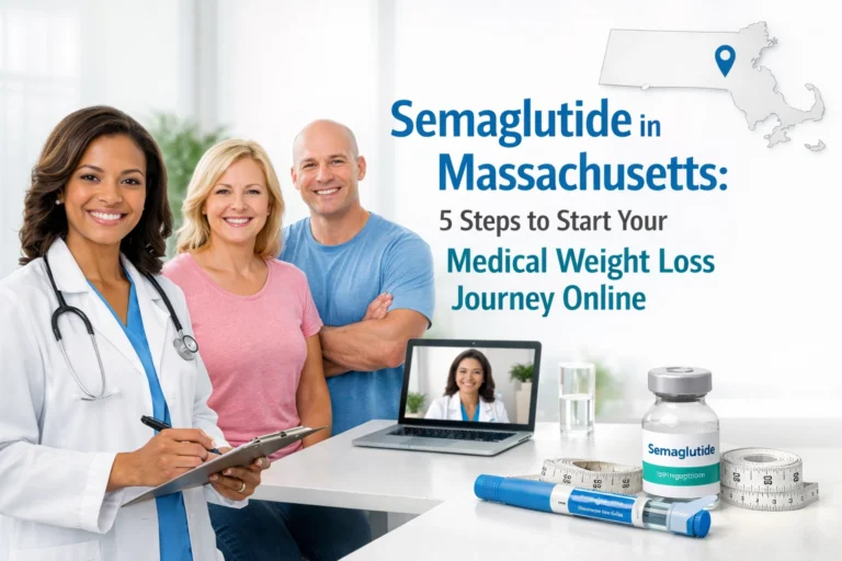Semaglutide in Massachusetts: 5 Steps to Start Your Medical Weight Loss Journey Online