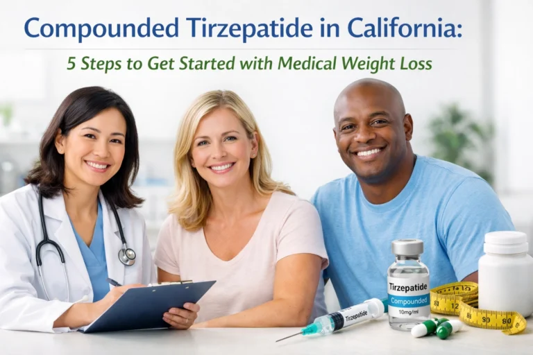 Compounded Tirzepatide in California: 5 Steps to Get Started with Medical Weight Loss