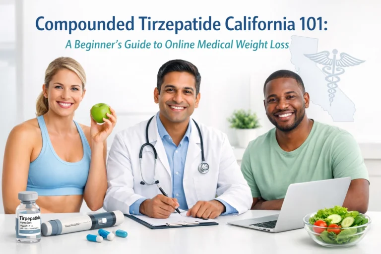 Compounded Tirzepatide California 101: A Beginner’s Guide to Online Medical Weight Loss