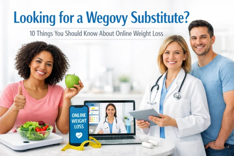 Looking for a Wegovy Substitute? 10 Things You Should Know About Online Weight Loss