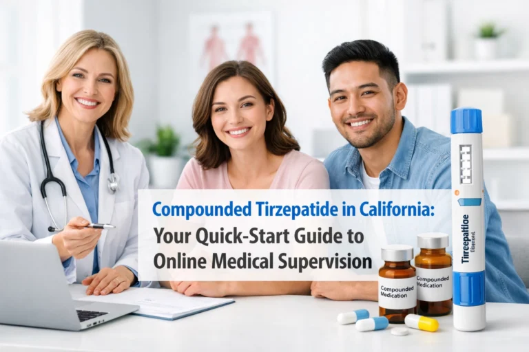 Compounded Tirzepatide in California: Your Quick-Start Guide to Online Medical Supervision