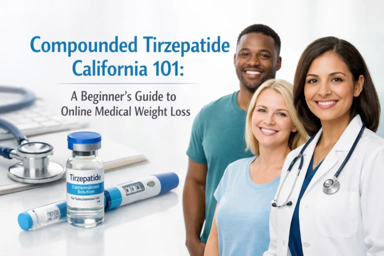 Compounded Tirzepatide California 101: A Beginner’s Guide to Online Medical Weight Loss