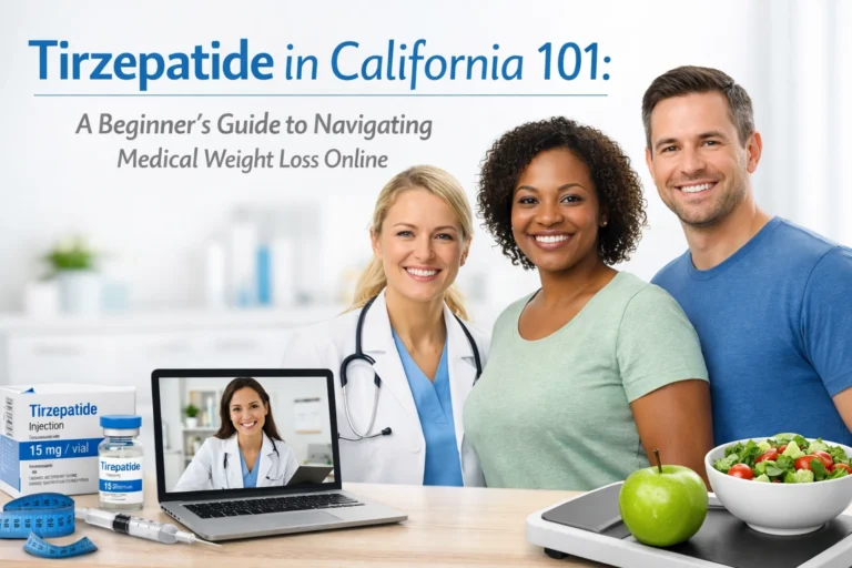 Tirzepatide in California 101: A Beginner’s Guide to Navigating Medical Weight Loss Online