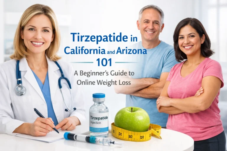 Tirzepatide in California and Arizona 101: A Beginner’s Guide to Online Weight Loss